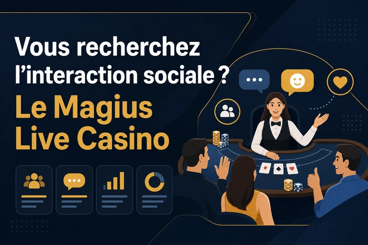 Vous recherchez l’interaction sociale ? Le Magius Live Casino